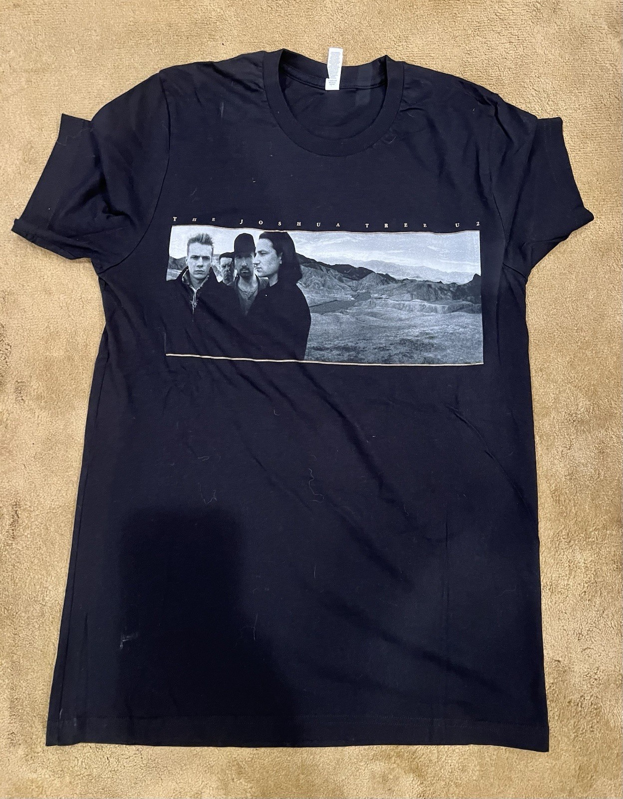 U2 The Joshua Tree Tour T-shirt. Size Large.
