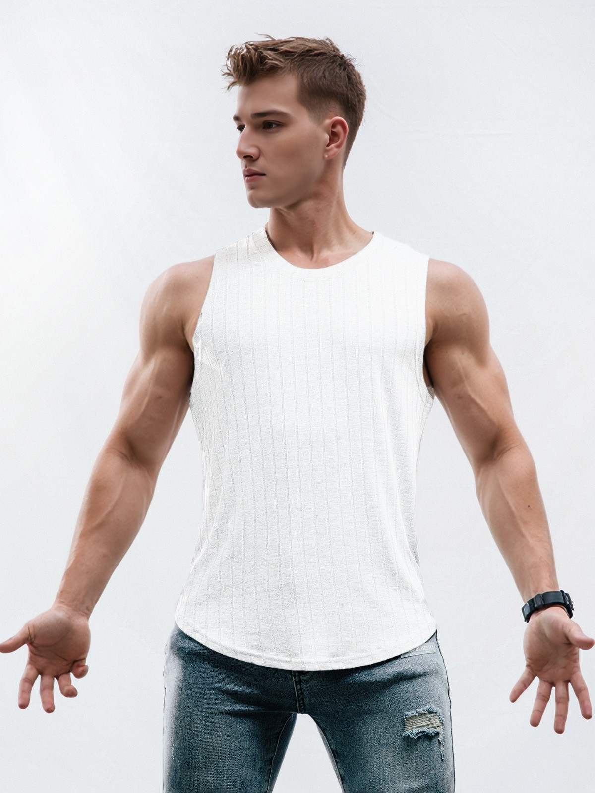 1-4 Pack Summer Gym Muscle Men's Sleeveless T-Shirt Tank Top Casual lot gallery