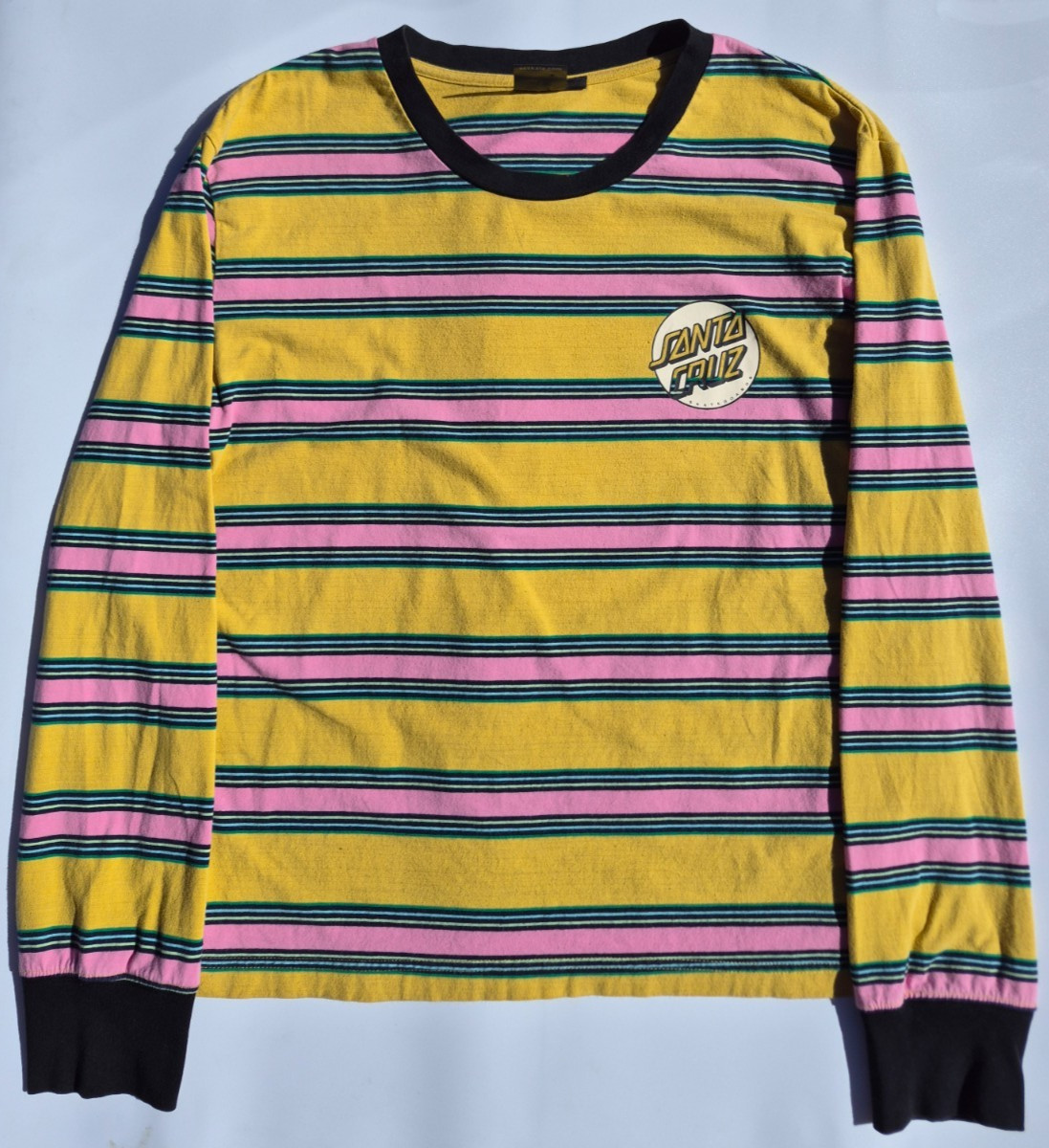 VINTAGE Santa Cruz Mens Long Sleeve Shirt Size M Skateboarding Brand L@@K! gallery