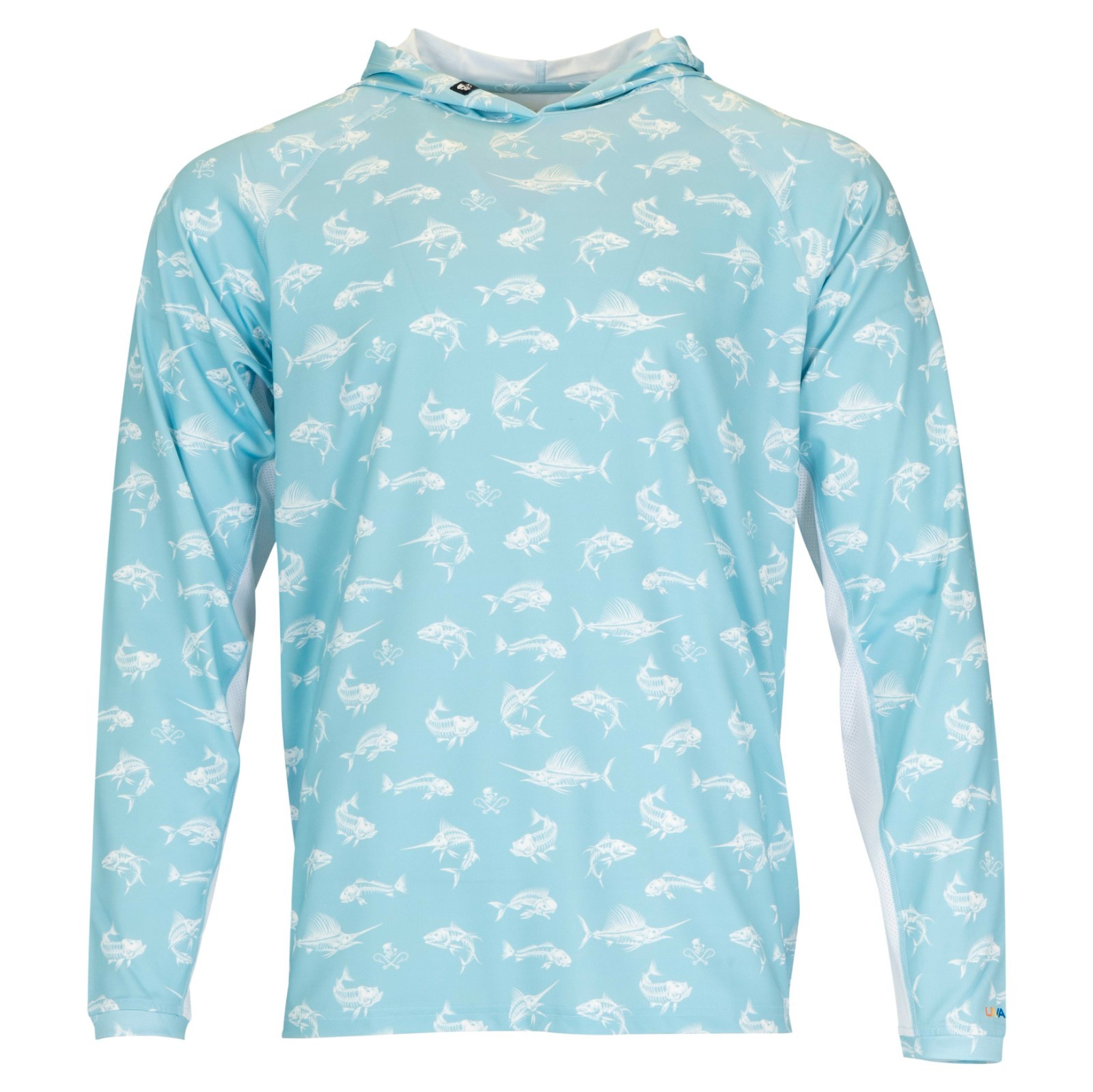 Salt life Fish N Bones Hoodie Sky M SLXUvapor Live Salty Saltlife NWT New gallery