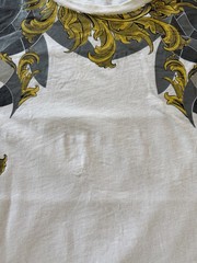Versace Collection White Nero Stampa Print Crew Neck Short Sleeve T Shirt XXL