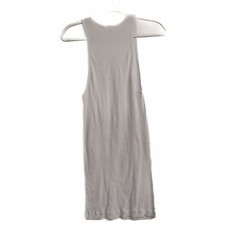 Credos For Mens White Basic Tank Top Solid Round Neck Sleeveless Pure Cotton 2XL
