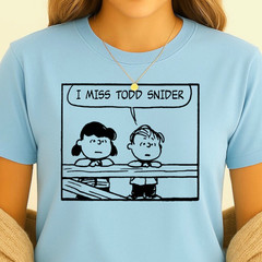 I Miss Todd Snider Peanuts Inspired T-shirt