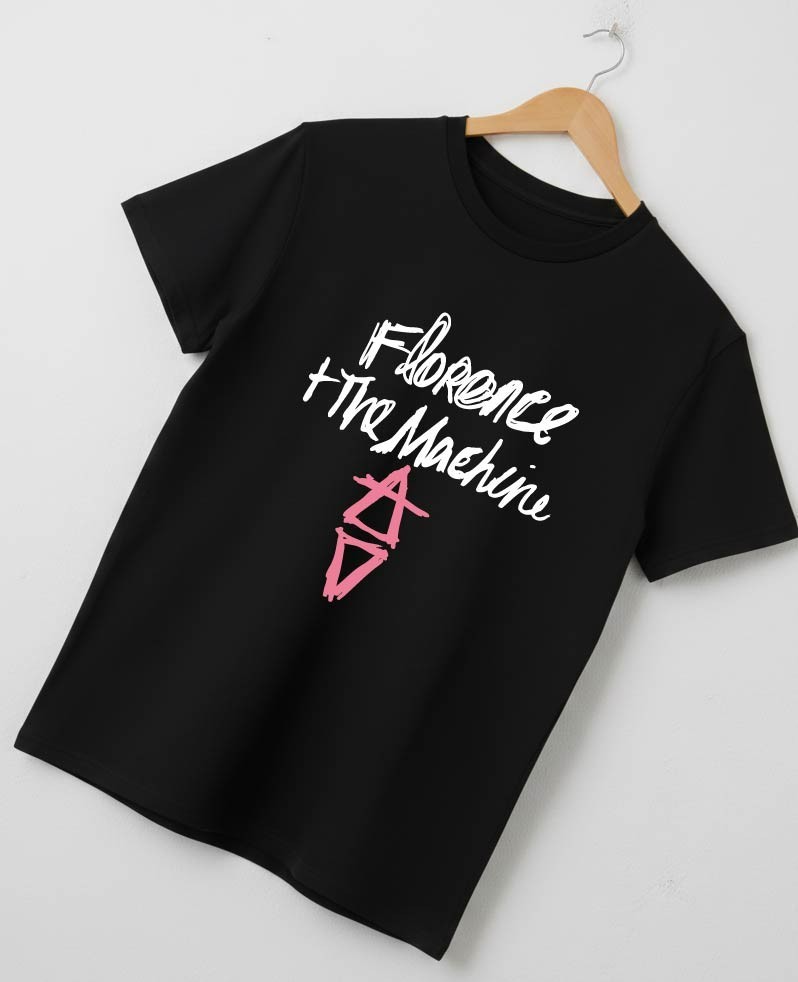 Florence and The Machine Black T-Shirt Alchemy Symbol Music Festival Fan UK Tour gallery