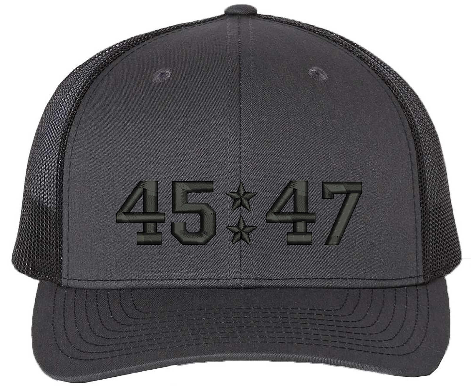 Trump Only 45/47 Embroidered Richardson Brand One Size Fits Most Trucker Hat gallery