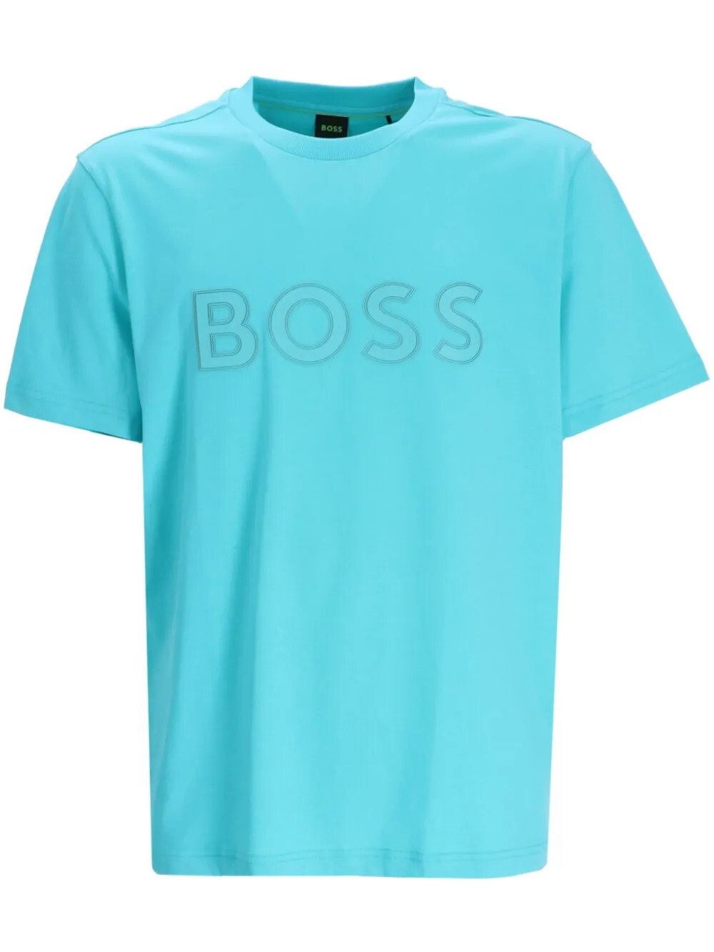 Hugo Boss Men's Tee 1 Center Logo Short Sleeve T-Shirt, Turquoise gallery
