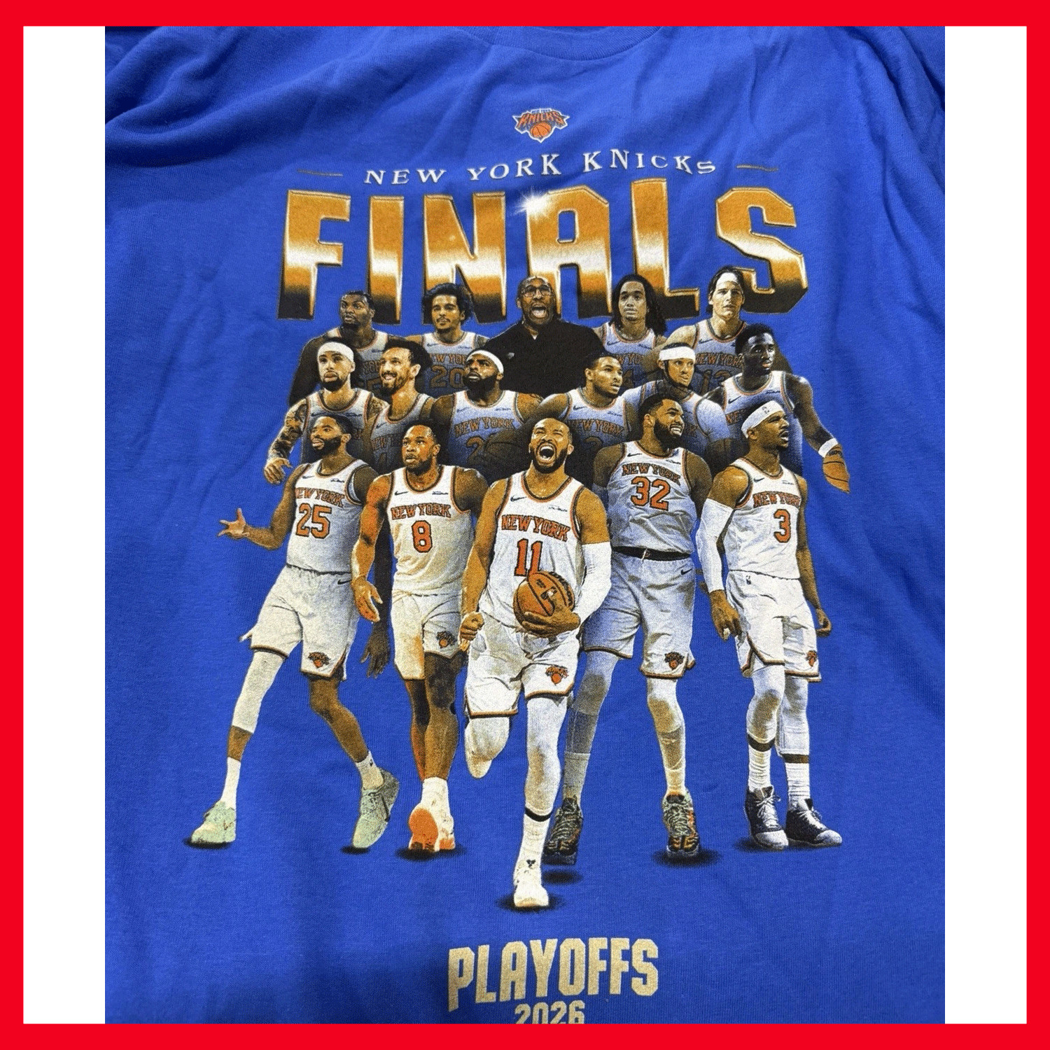 REPRINT NY Knick$ 2026 N.B.A Finals T-Shirt June 8, 2026 Print Gildan gallery