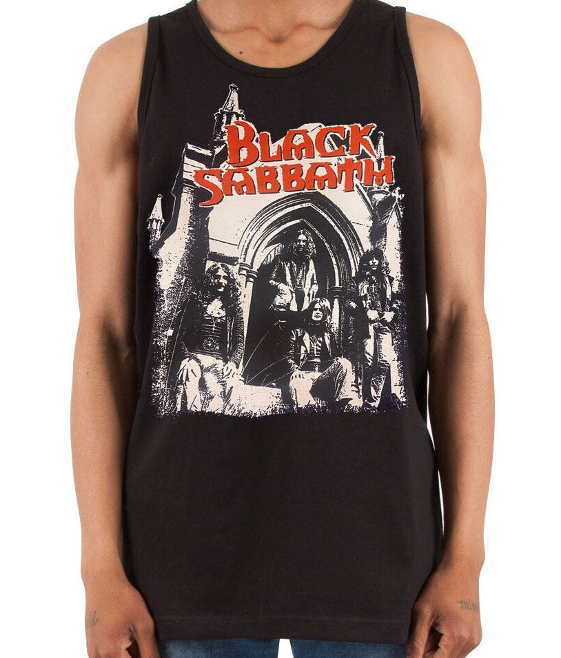 Black Sabbath Vintage Rock Band Black Tank Top (Various Colors) gallery