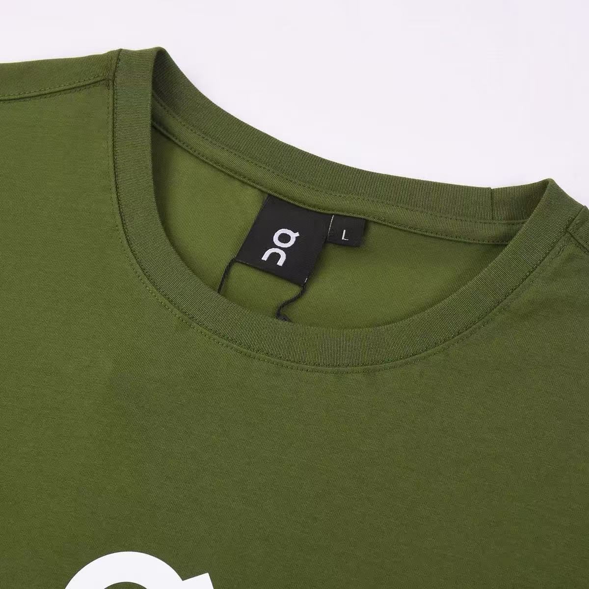 On Logo 180g Sorona Tee 4 Colors L-4XL Crew Neck Casual Short Sleeve Top gallery