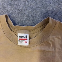 Vintage 90s Anvil Up North Adirondacks Embroidered Casual Outdoors Nature Tee XL