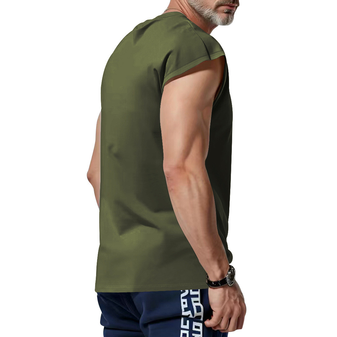 Mens Muscle Gym T-Shirt Sport Casual Tank Top Summer Fitness Cap Sleeve Vest Tee gallery