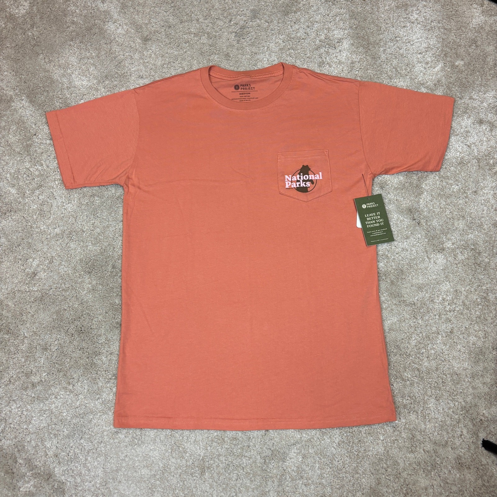 NWT Parks Project Our National Parks Puff Print Pocket T Shirt Men's XL gallery