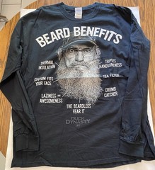 Duck Dynasty “Uncle Si” Robertson Long Sleeve Graphic T-Shirts; Men’s Size XL