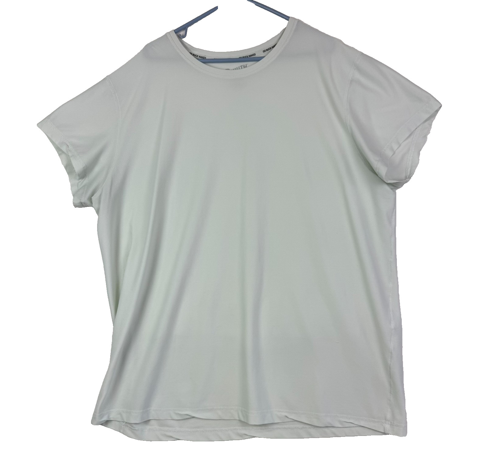 Duluth T Shirt Men’s 3XL White Stretch Nylon Spandex Go Buck Naked