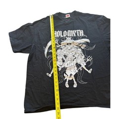 Hololive English HoloMyth VTuber Graphic T-Shirt Black XXL OMO COVER Corp |G1