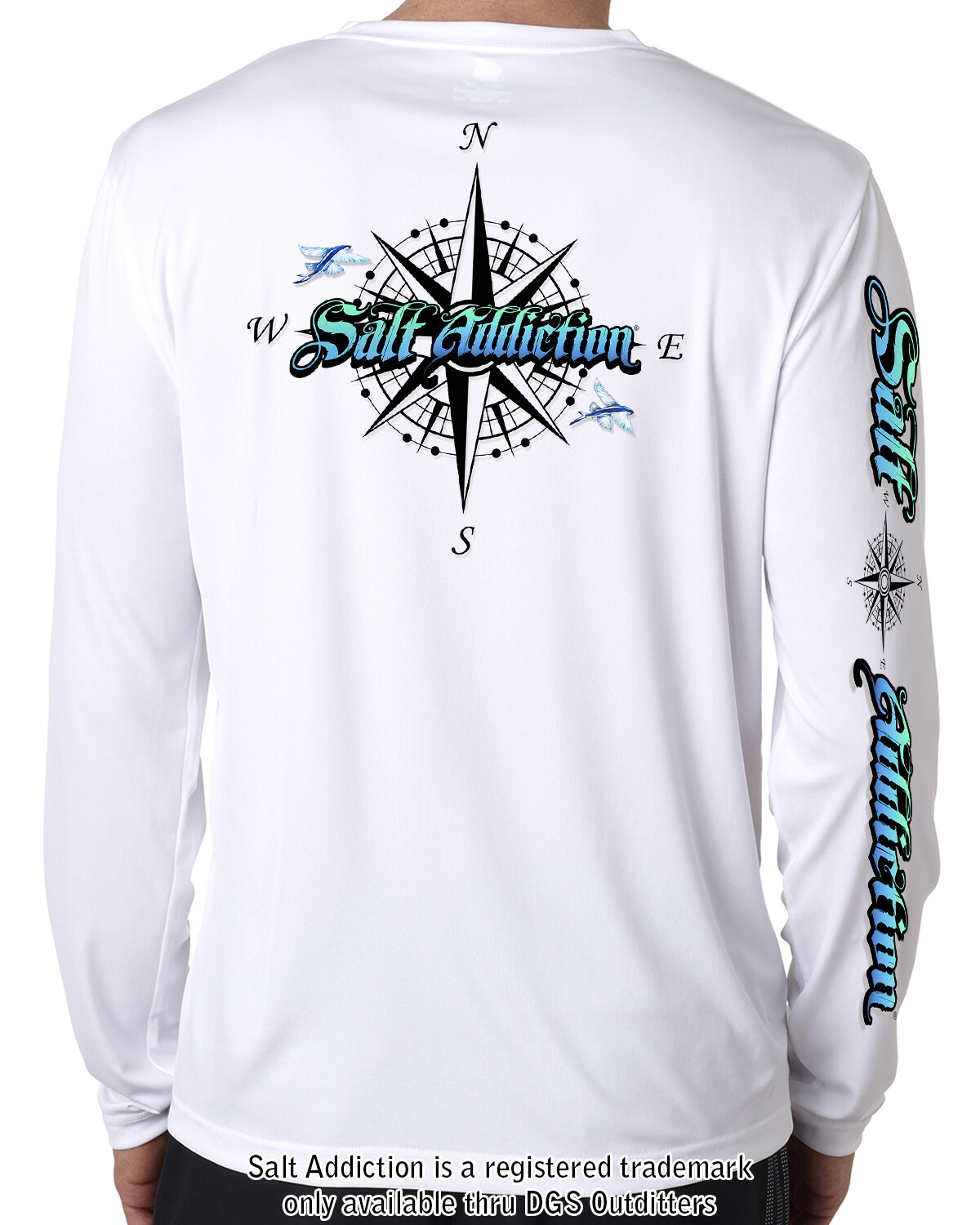 Salt Addiction t shirt long sleeve microfiber Ocean fishing uv 50+ Quick Dry gallery
