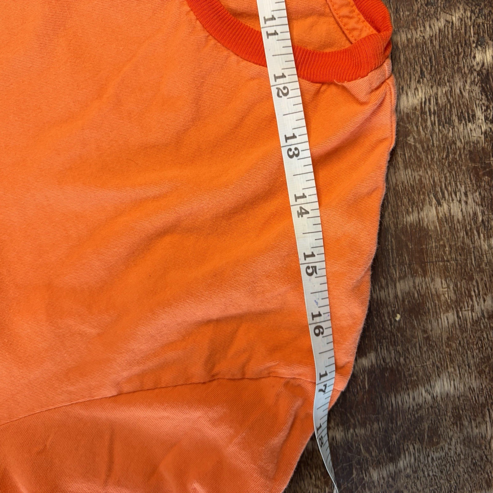 James Perse Mens Orange Knit Cotton Crew Short Sleeve Estilo T Shirt Sz 4/XL gallery