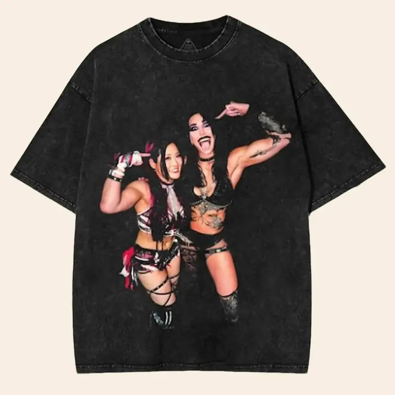 Rhea Ripley and Iyo Sky  T-Shirt | Vintage Graphic Design | Iconic