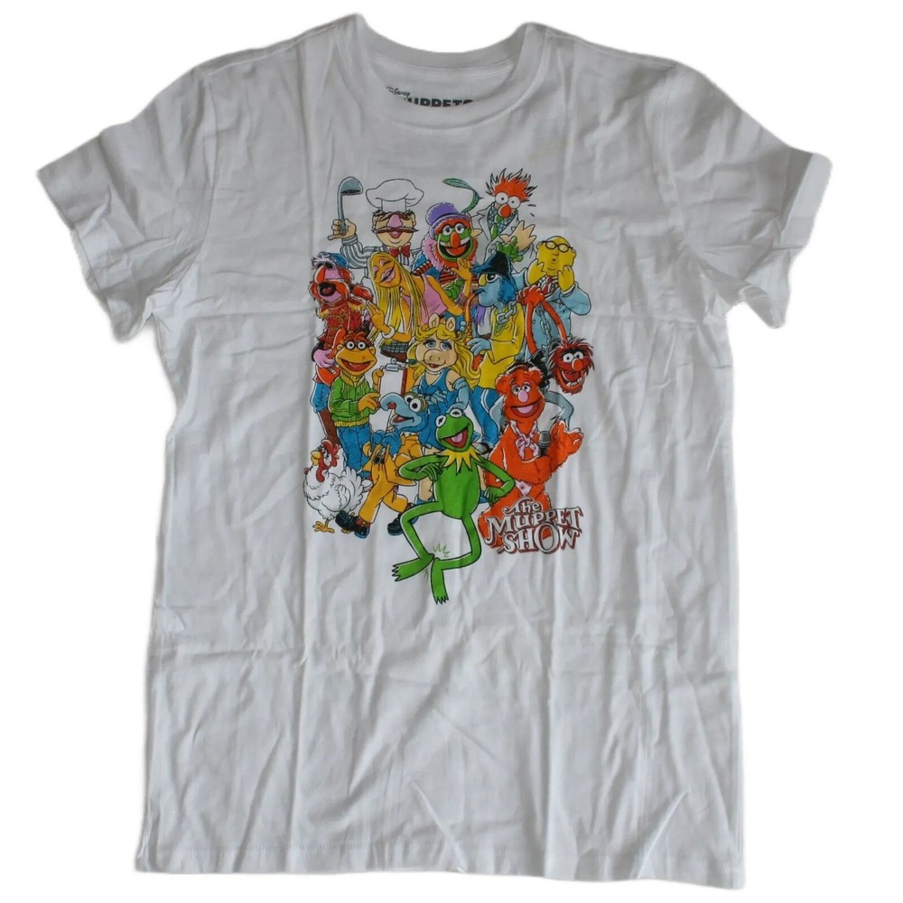 Mad Engine Disney The Muppets Men’s White Graphic Print T-Shirt – NWT