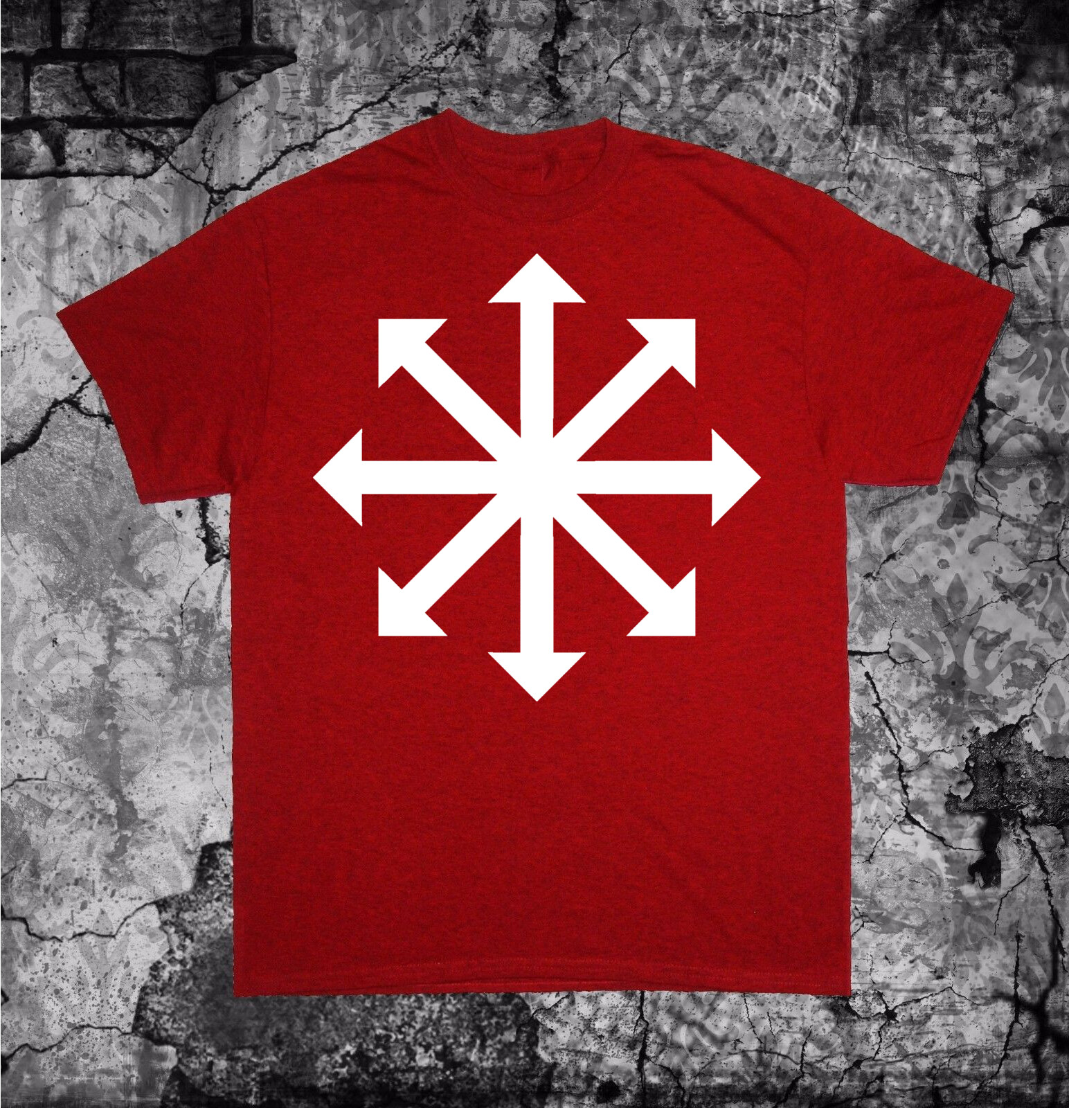 Chaos Symbol Shirt - Occult pentacle star Punk Metal grunge gothic of cross gallery