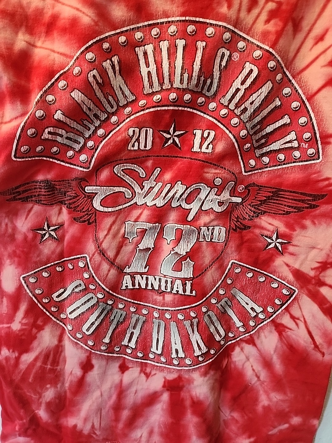 Red Tie Dye Black Hills Rally 2012 Sturgis 72nd Annual South Dakota gallery