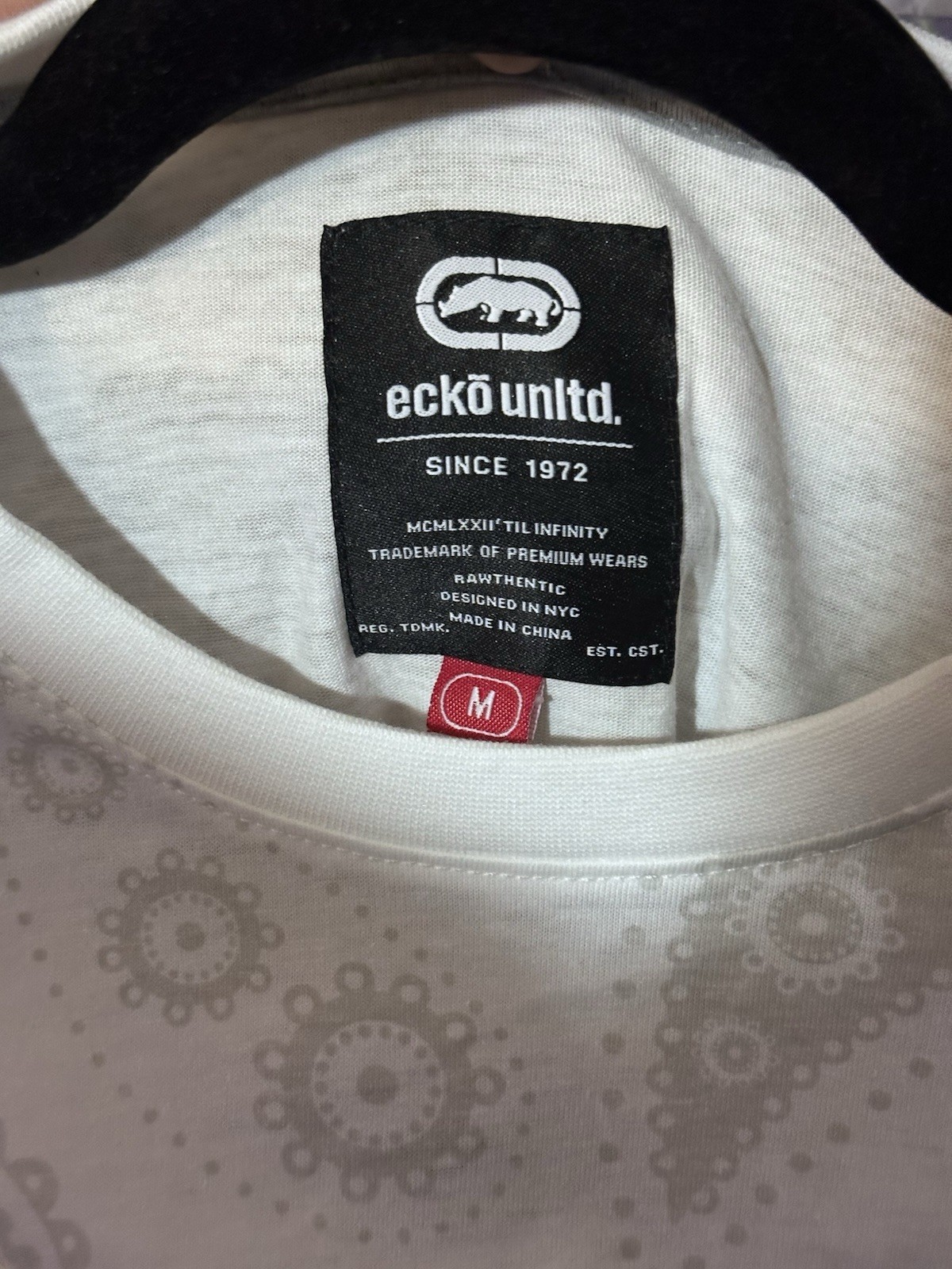 Y2K Ecko Unltd. Paisley All-Over Print T-Shirt Men’s Medium NWT gallery