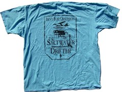 Caribbean Hobo saltwater drifter Key West Fishing t-shirt fish boating Bent Rod