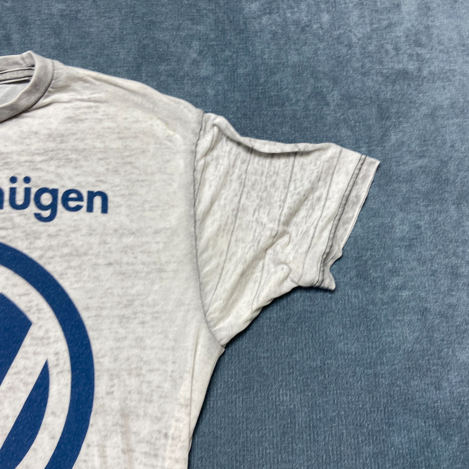 Volkswagen T Shirt Mens Large Gray Fahrvergnügen Graphic Logo Casual Crew Neck gallery
