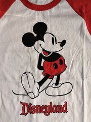 Vintage Style Disneyland Mickey Mouse Two Tone Blend Unisex Medium T-Shirt New