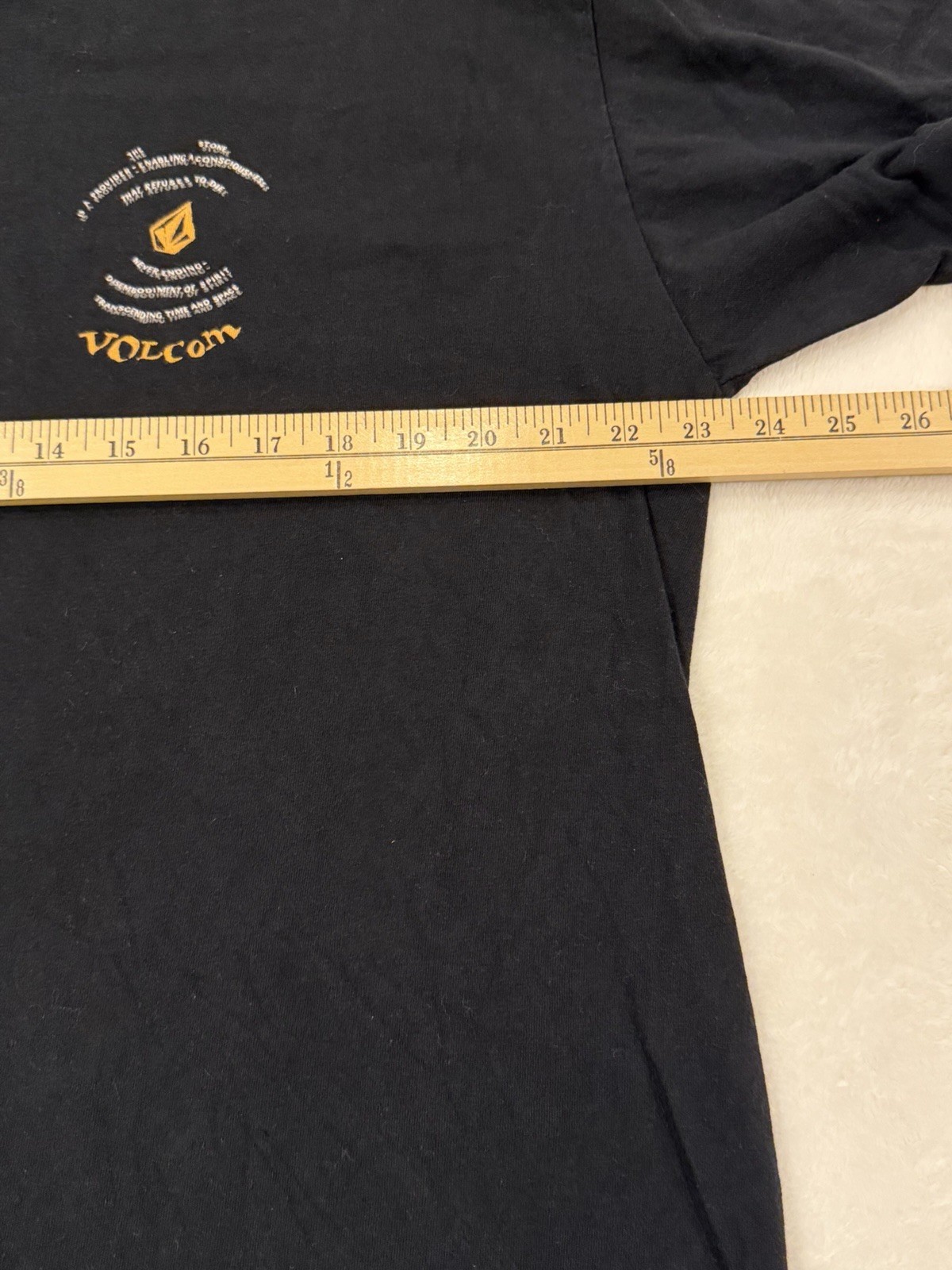 Volcom Stone Collectable Logo Black T-Shirt Men’s XL 100% Cotton Streetwear Rare gallery