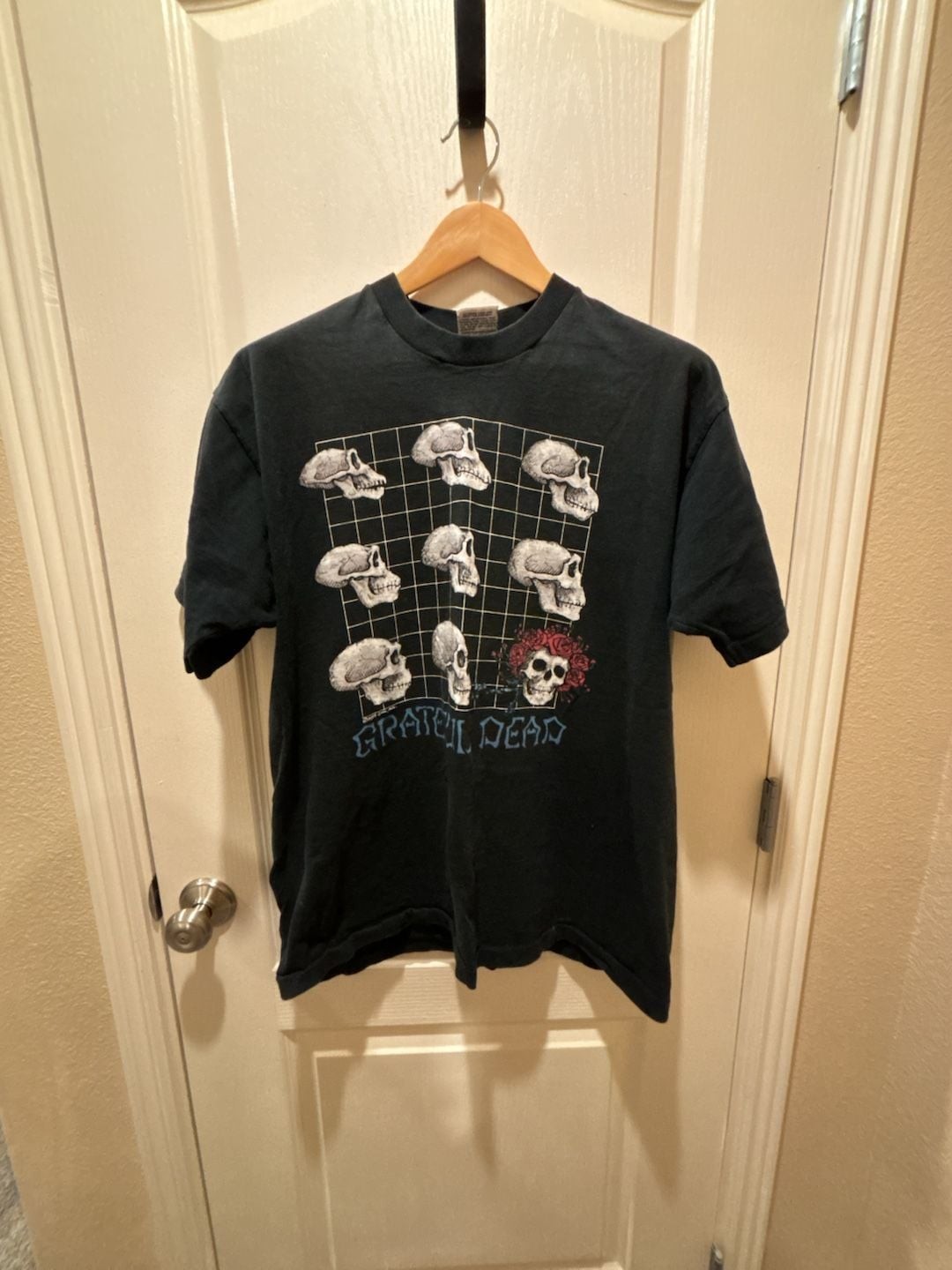 Vintage 1993 Grateful Dead 'What A Long Strange Trip' Skull Evolution T-Shirt gallery