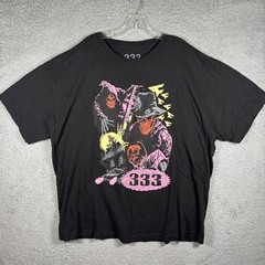 Half Evil 333 Grim Reaper Concert T-Shirt Mens 3XL Black Streetwear Short Sleeve