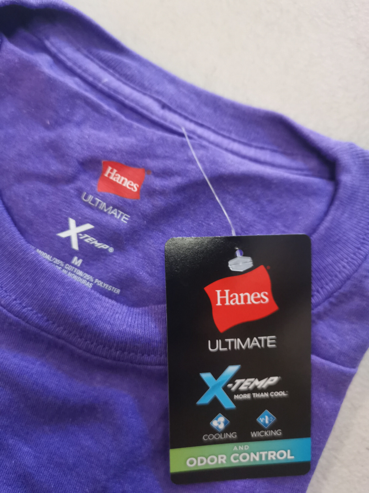 Hanes Ultimate X-Temp Short Sleeve T-Shirt LAVENDER - M - Cooling Wicking gallery
