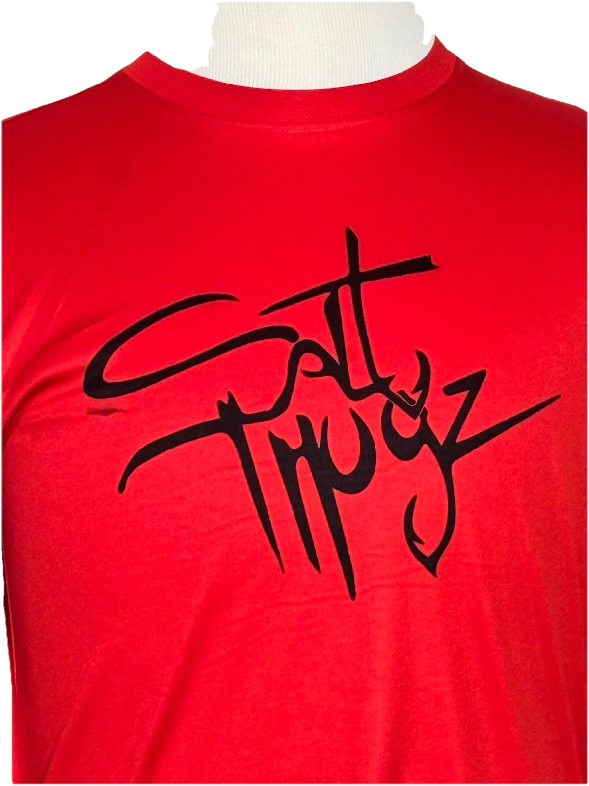 Sport Tek Fishing Mens Medium Performance Shirt Salt Thugz Lake Ocean Bass Rash gallery