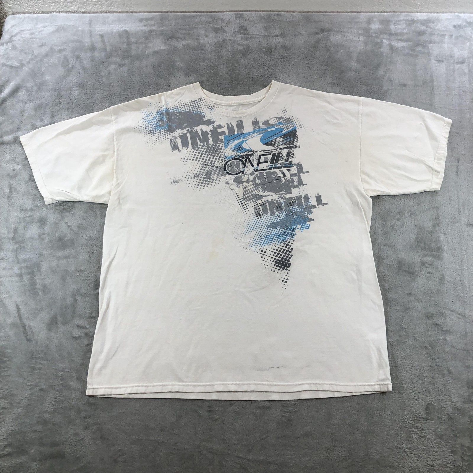 Vintage O'Neill Shirt Mens XL White Logo Graphic Surf Tee Tagless Y2K Surfwear gallery
