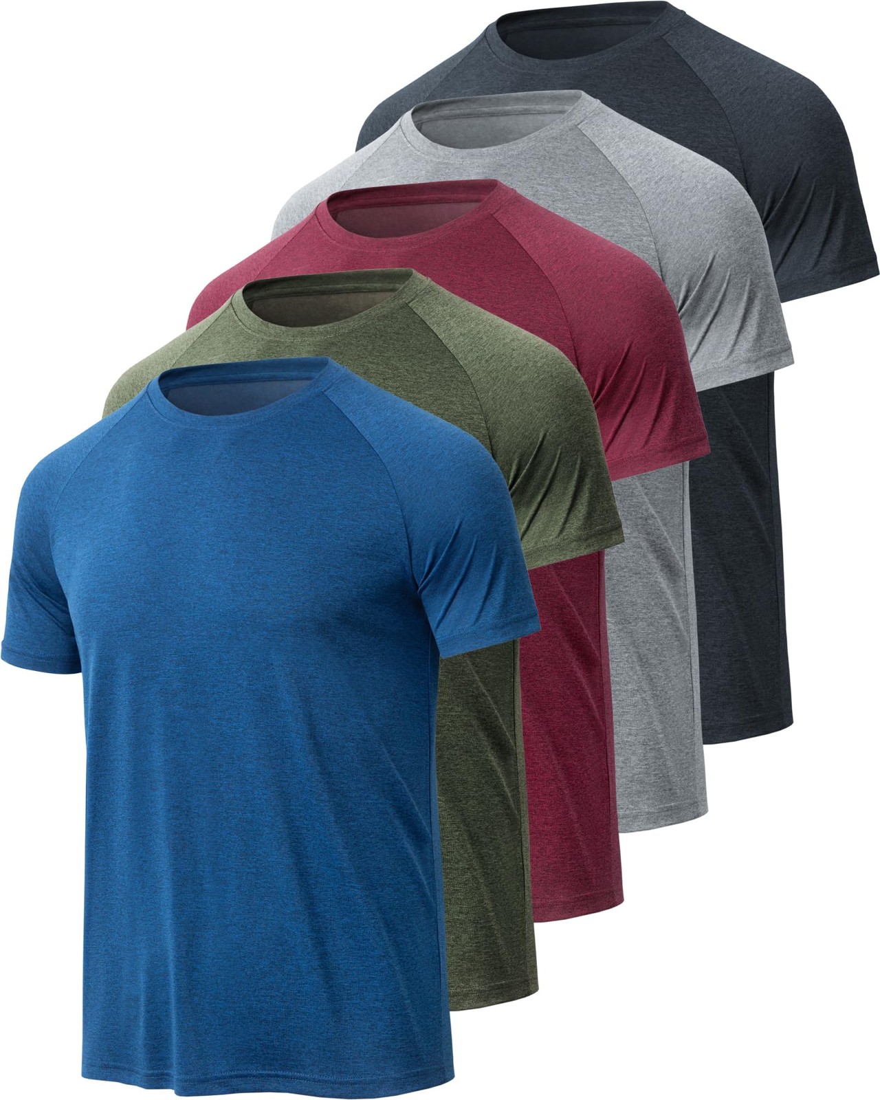 T Shirts for Men Pack Mens T Shirts Quick Dry Tshirts Shirts for Men Mens Shi... gallery