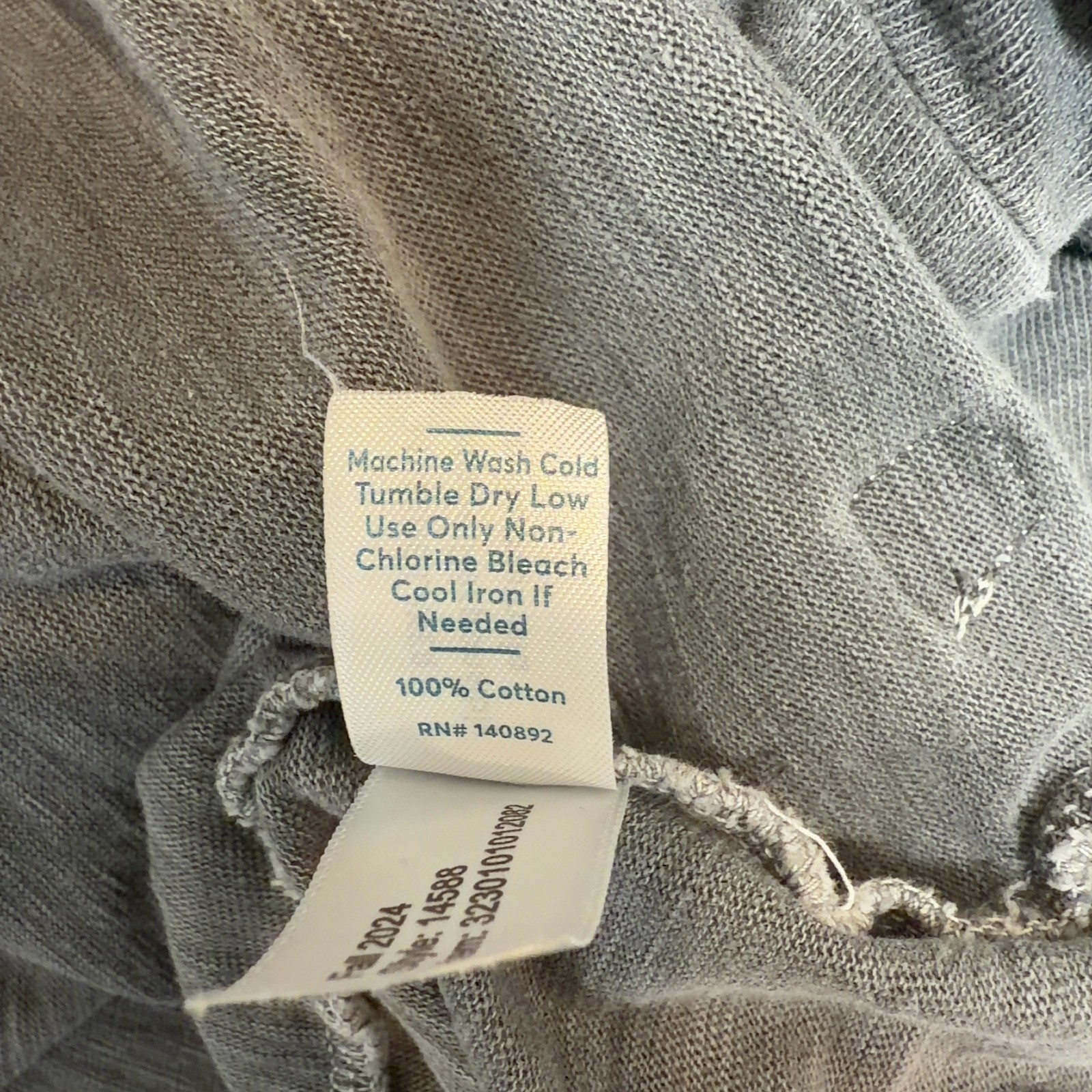 MARINE LAYER Gray Cotton Pocket Tee Short Sleeve Stretch Jersey sz M gallery