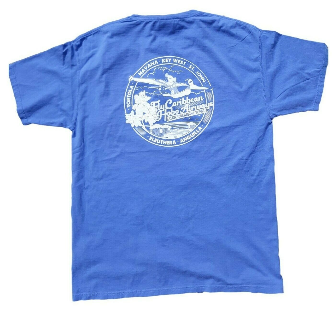 Caribbean Hobo Airways T-shirt key west island Florida Pirate Rum tortola Havana gallery