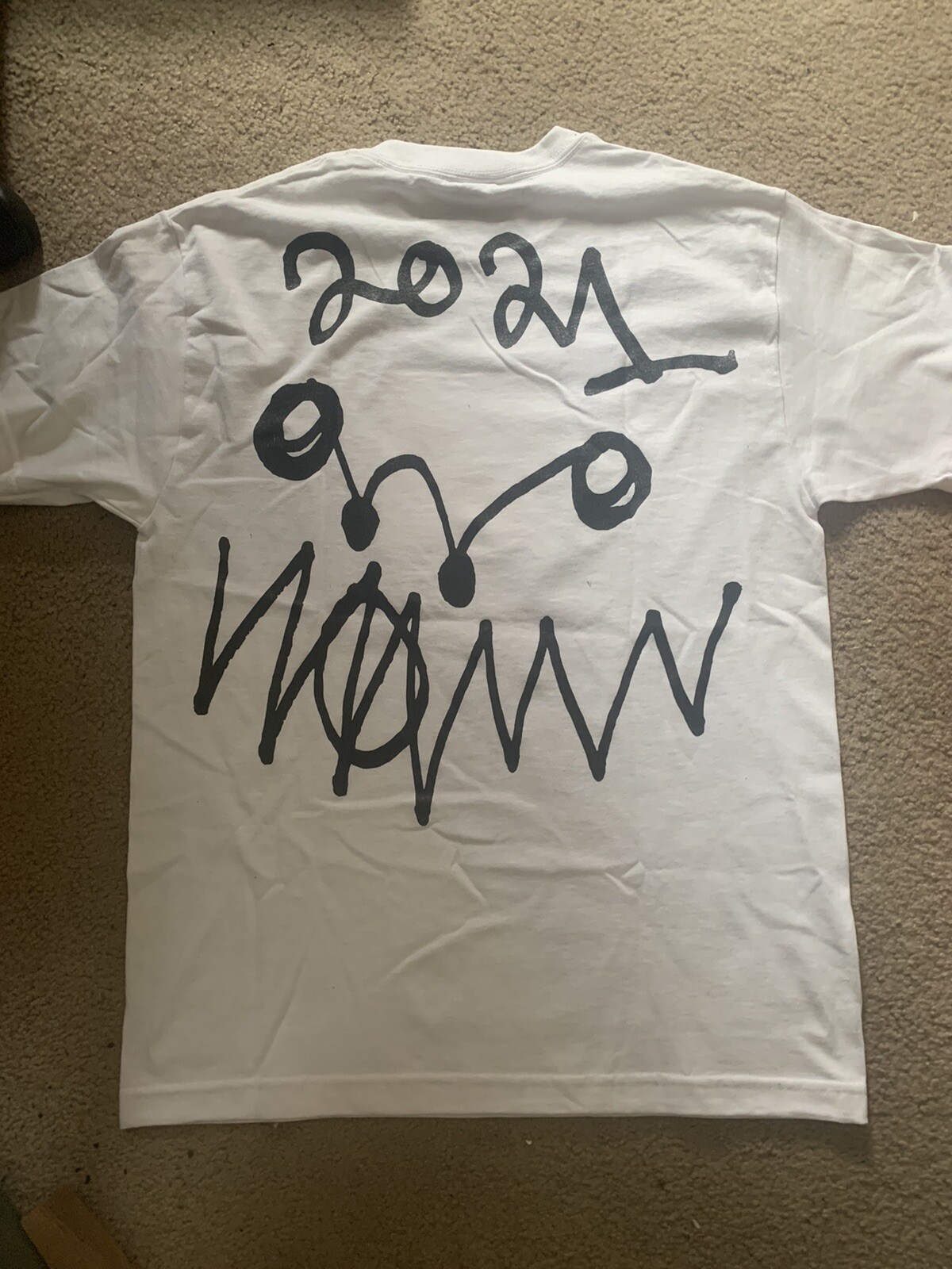 ASSPIZZA (2021) 730 Supreme Triple Red Box Logo White T-Shirt Tee Medium gallery