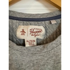 Original Penguin Men’s Classic Short Sleeve Quilted Pocket Tee – XLarge