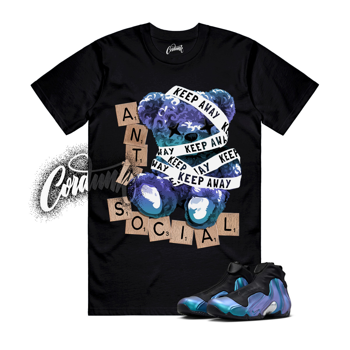 Flightposite Dusty Cactus Persian Violet Metallic Silver T Shirt Match ANTI gallery