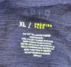 Men’s Apt. 9 Premier Flex Long Sleeve Navy Blue Henley Shirt, Size Extra Large
