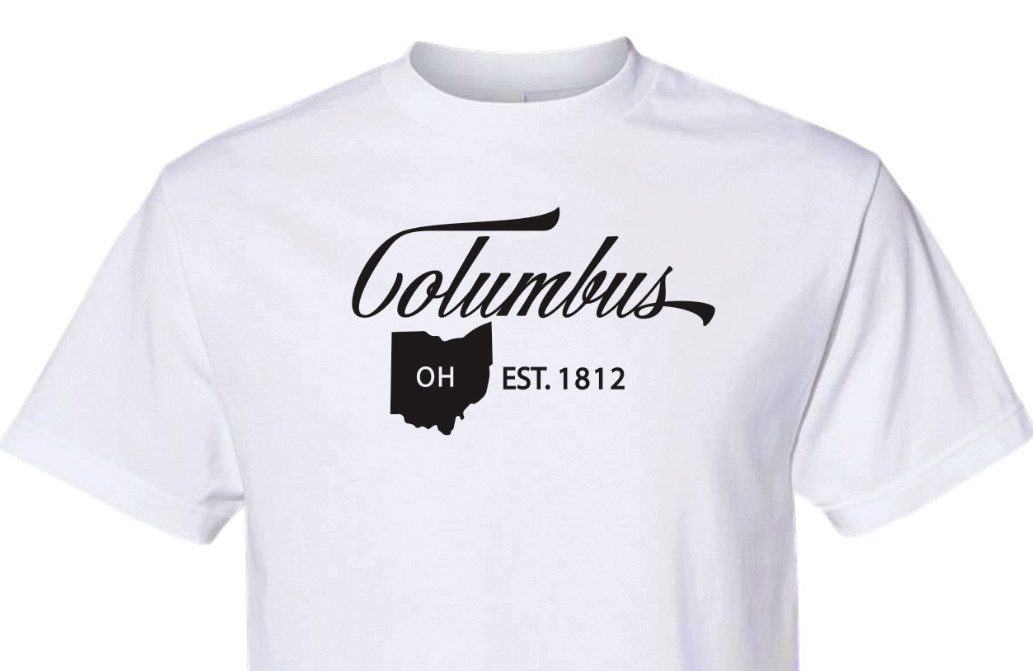 Columbus Ohio State T-Shirt Short Sleeve Graphic Tees Unisex Apparel Design gallery
