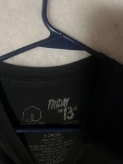 Friday The 13th Black Shirt Size Small Jason Voorhees Men’s