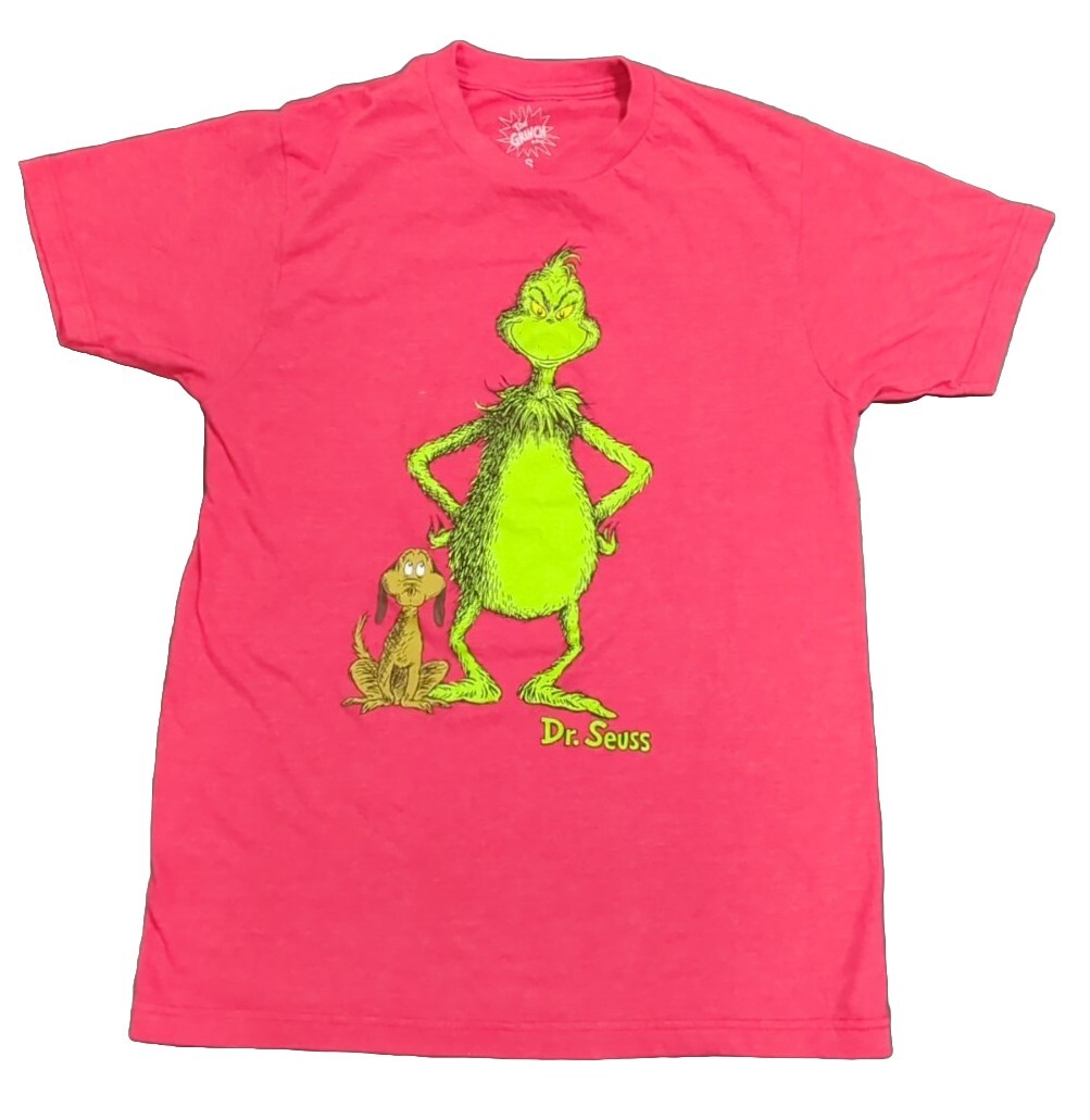 How The Grinch Stole Christmas & Max Dr. Seuss Soft Graphic T-shirt Adult Small gallery