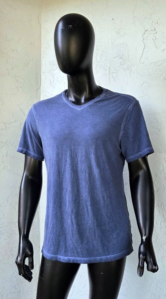 Lululemon 5 Year Basic V Wash Code Blue Sun Wash T Shirt Men’s Large