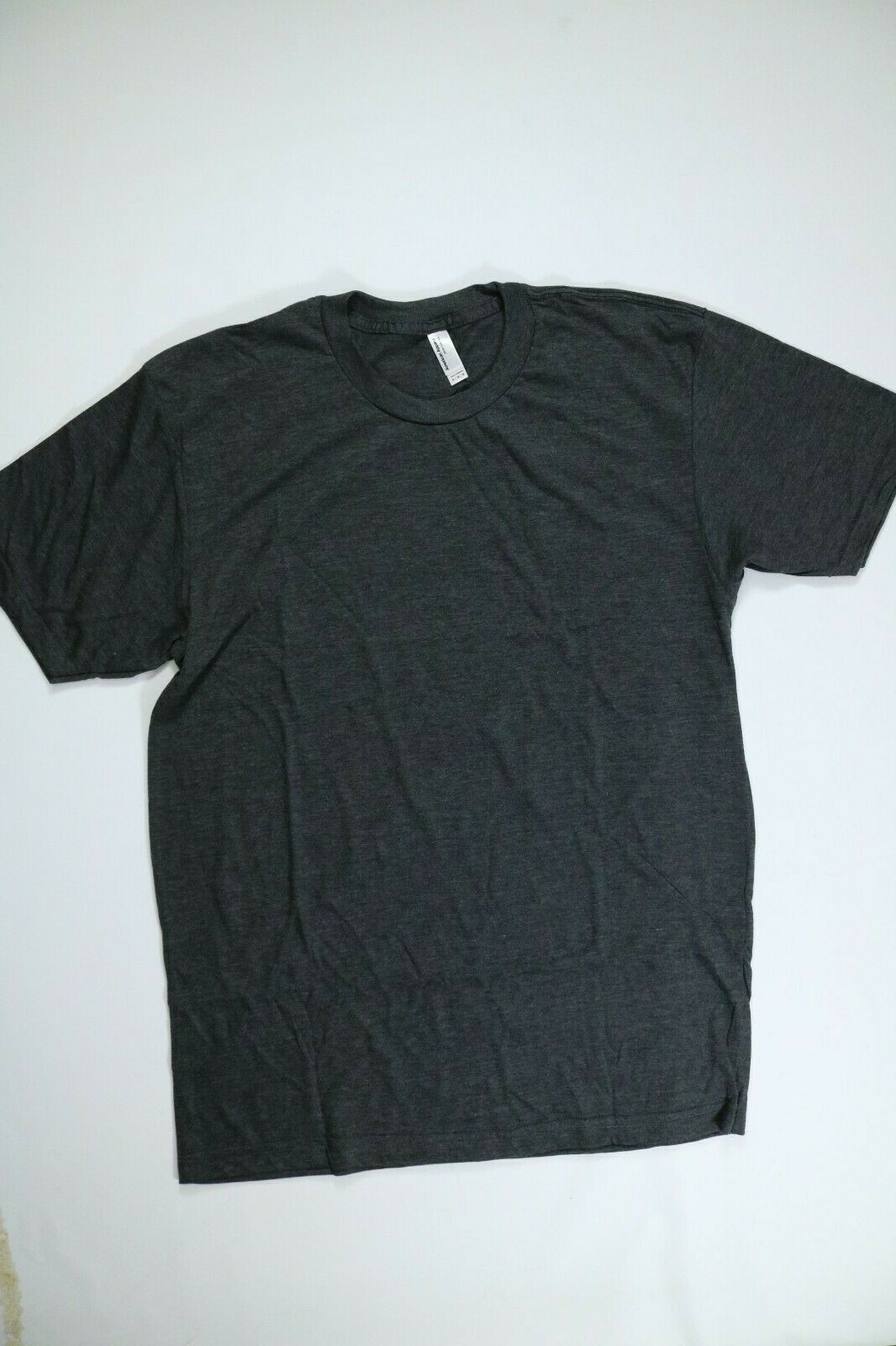 Mens American Apparel Charcoal Short Sleeve Crew Neck Shirt Medium NEW!