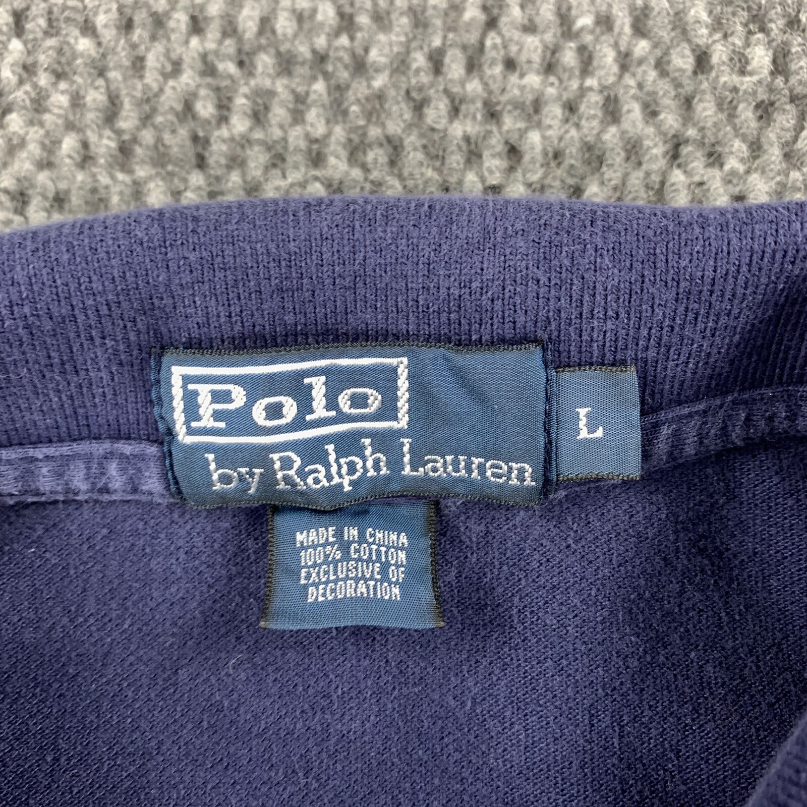 Polo Ralph Lauren Long Sleeve Blue Polo Dress Shirt Large Red Pony Casual Formal gallery