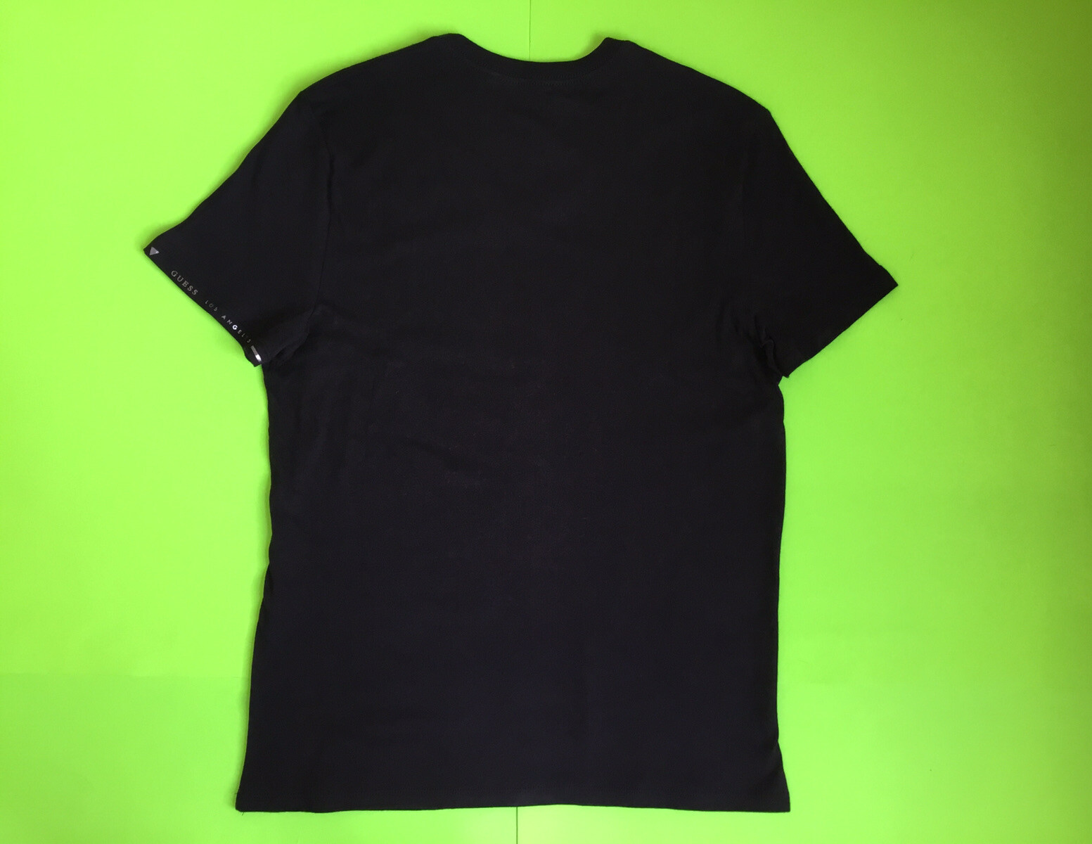 GUESS Los Angeles Mens Short Sleeve T-Shirt Size SMALL Black w/Silver Cotton NEW gallery