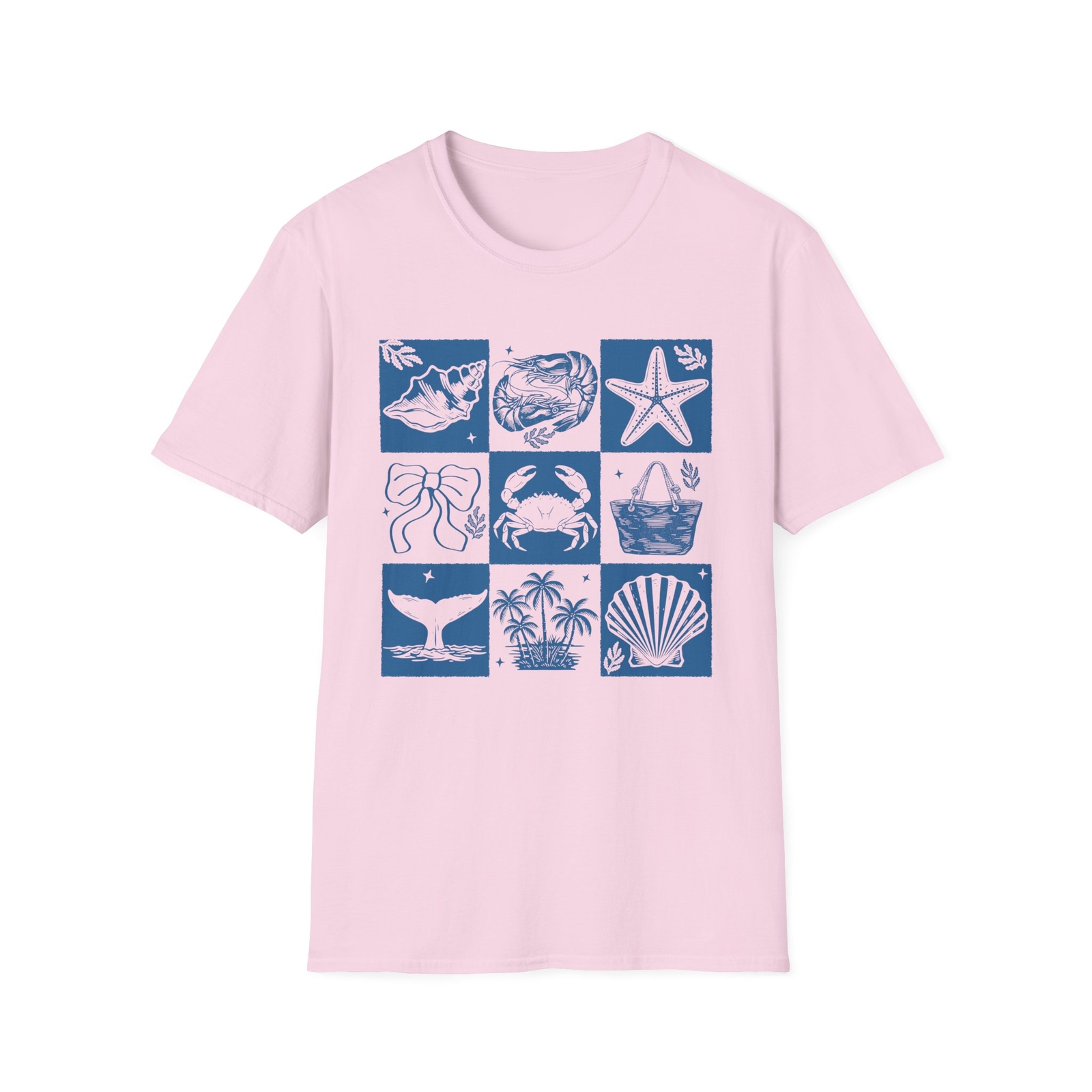 Beach-Themed Fisherman Aesthetic T-Shirt, Coastal Fisherman Graphic T-Shirt gallery